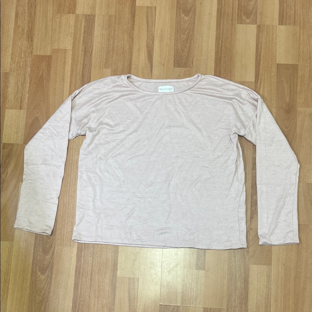 Heritage Blush Long Sleeve Top